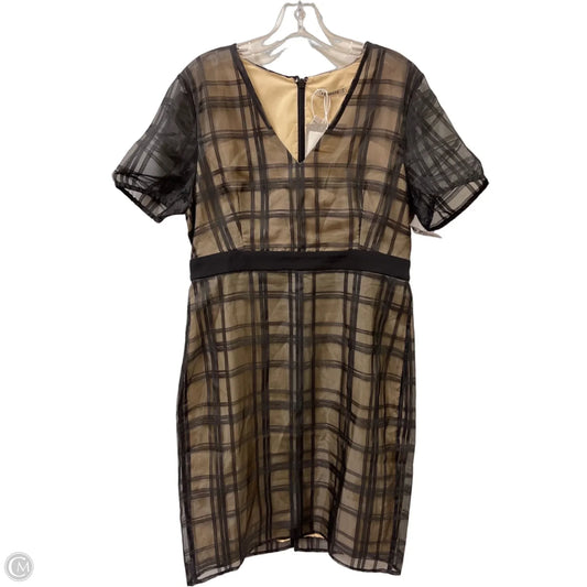 Dress Casual Short By Clothes Mentor In Black & Cream, Size: M