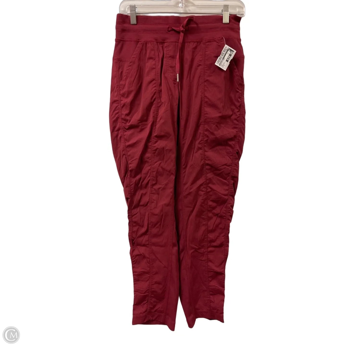 Athletic Pants By Lululemon In Red, Size: S