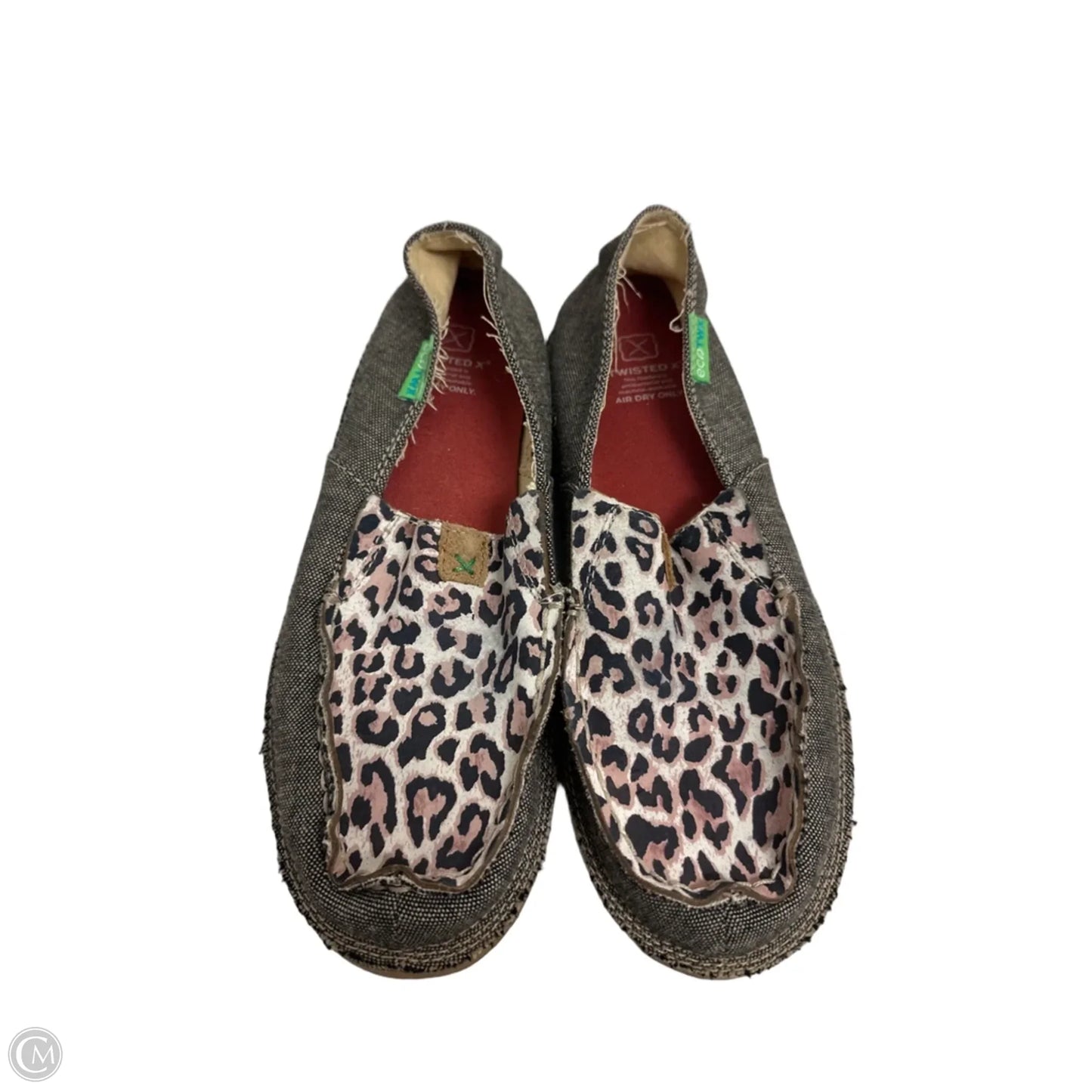 Shoes Flats By Clothes Mentor In Animal Print, Size: 7