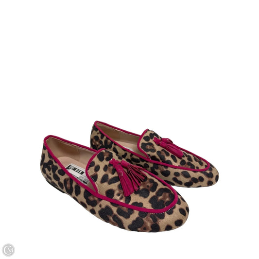 Shoes Flats By Clothes Mentor In Animal Print, Size: 7.5