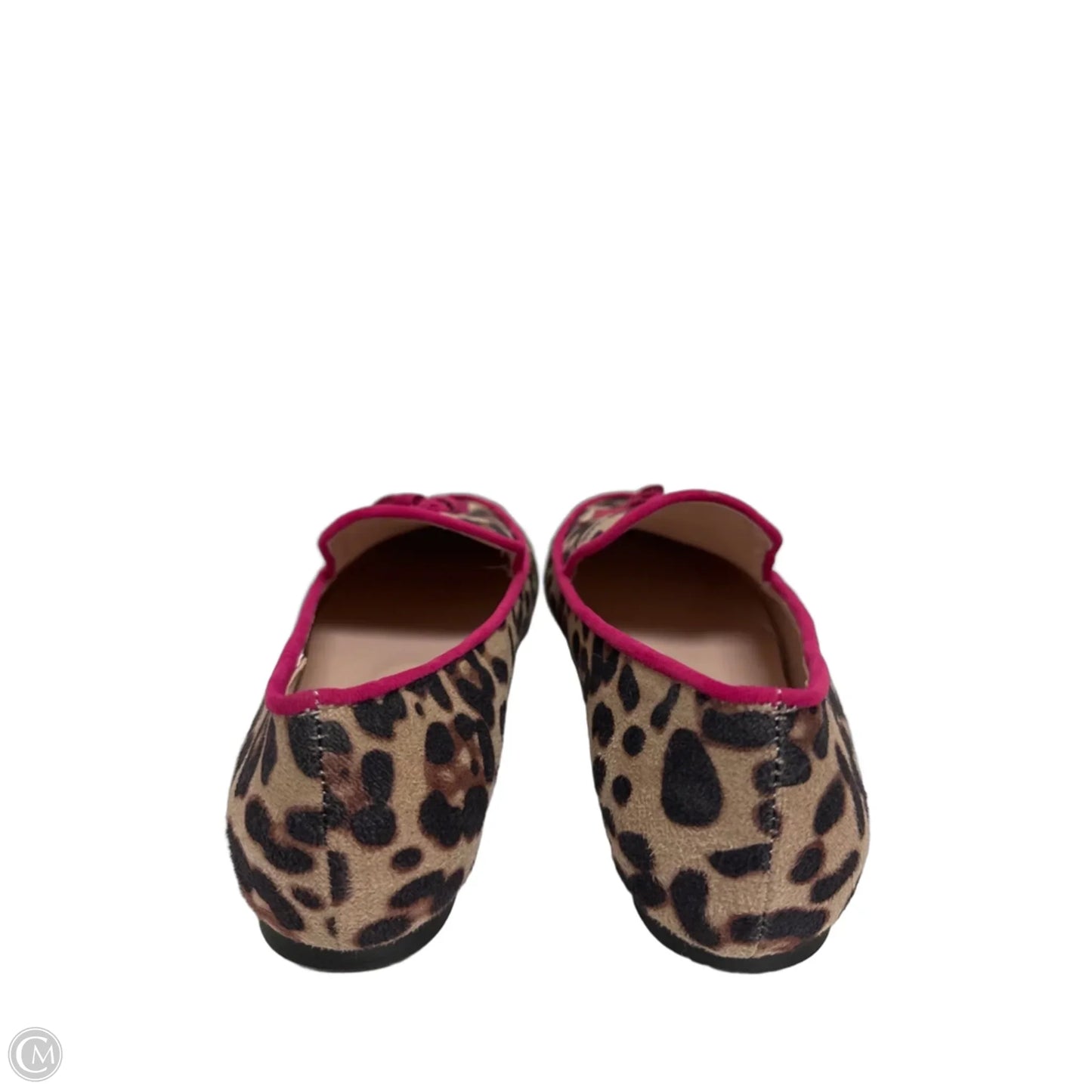 Shoes Flats By Clothes Mentor In Animal Print, Size: 7.5