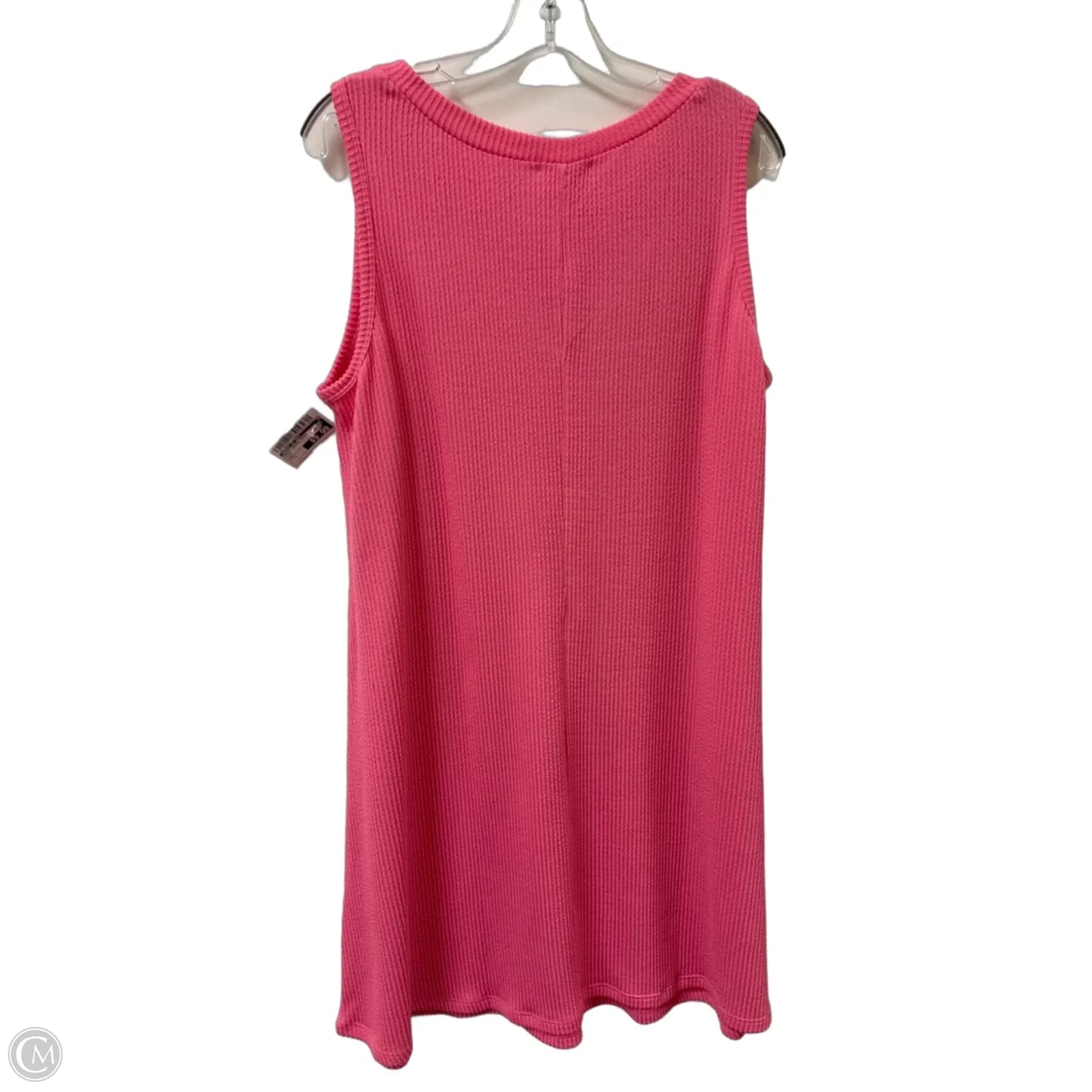 Dress Casual Short By Andree By Unit In Pink, Size: L