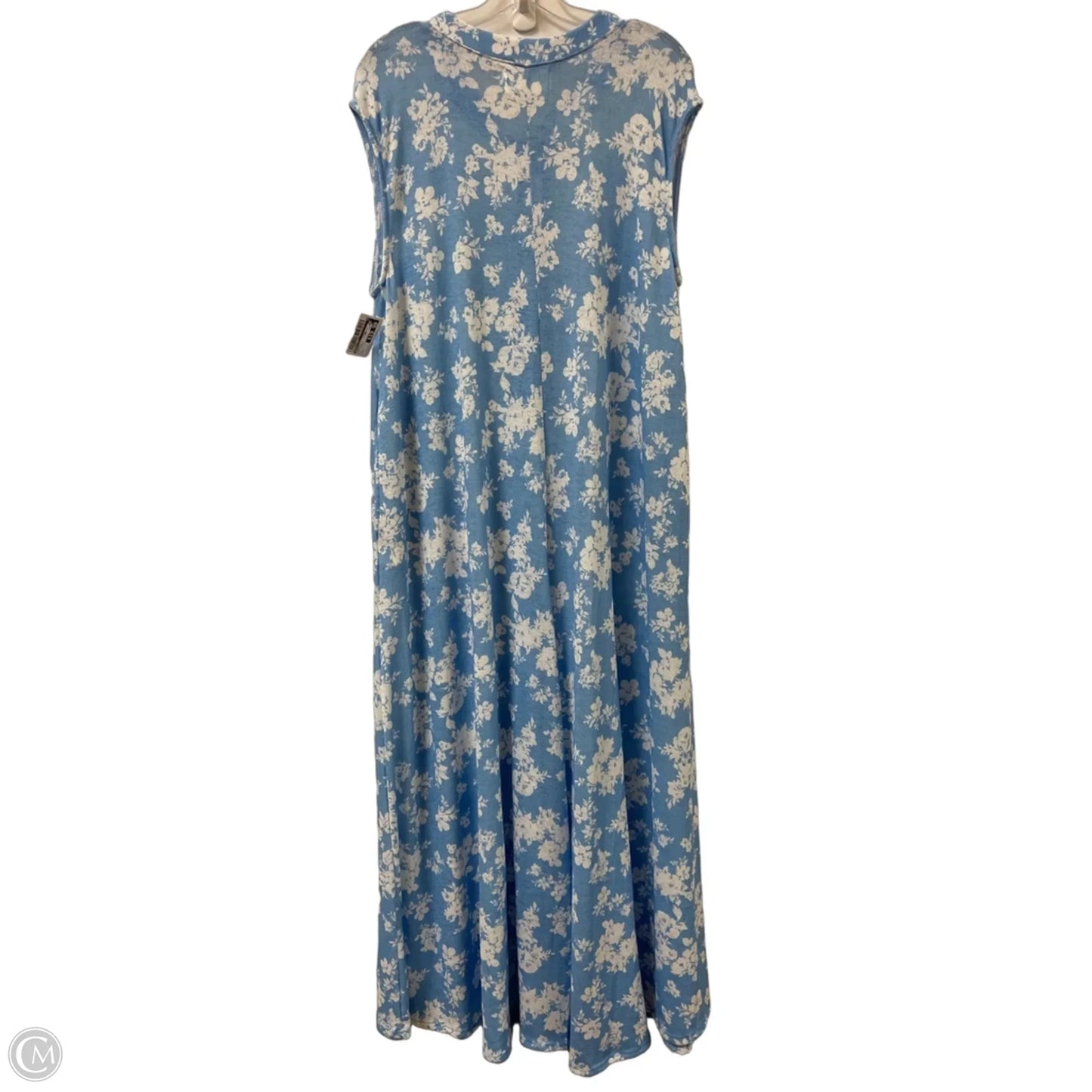 Jumpsuit By Bucketlist In Blue & White, Size: L