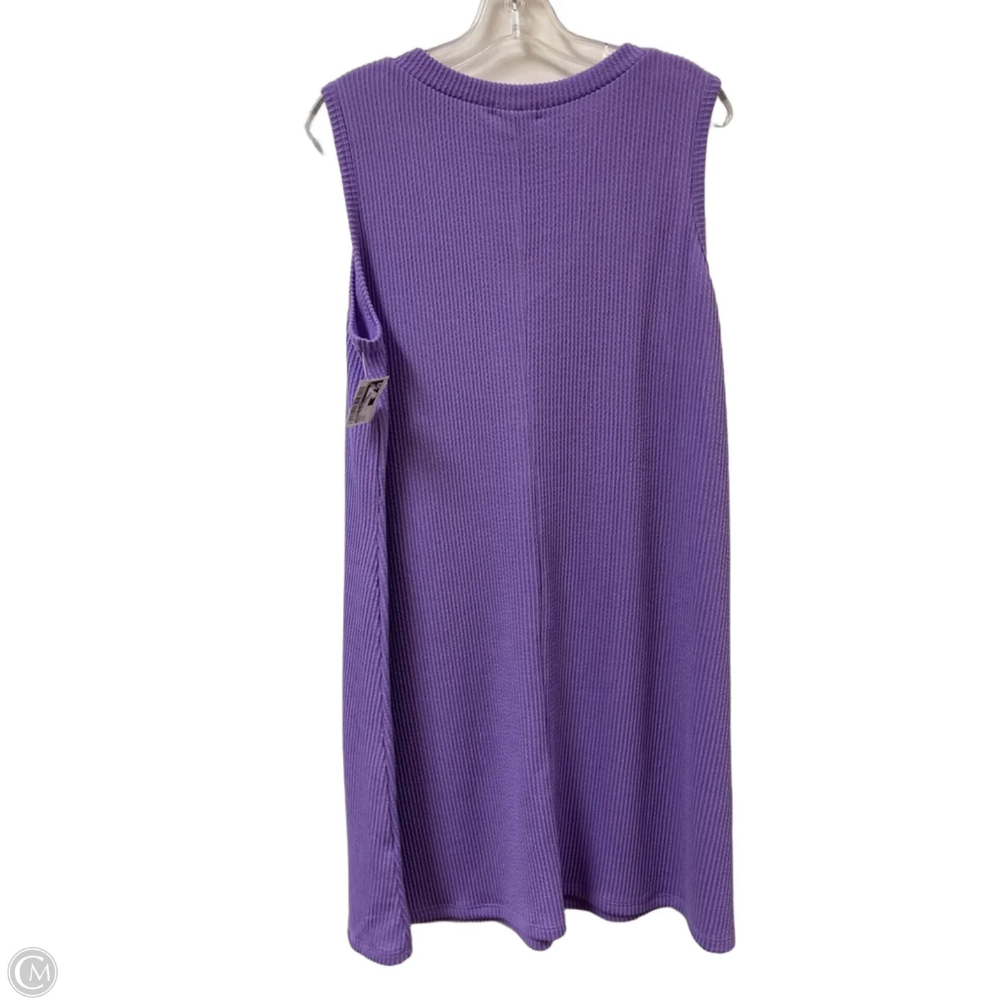 Dress Casual Short By Andree By Unit In Purple, Size: L