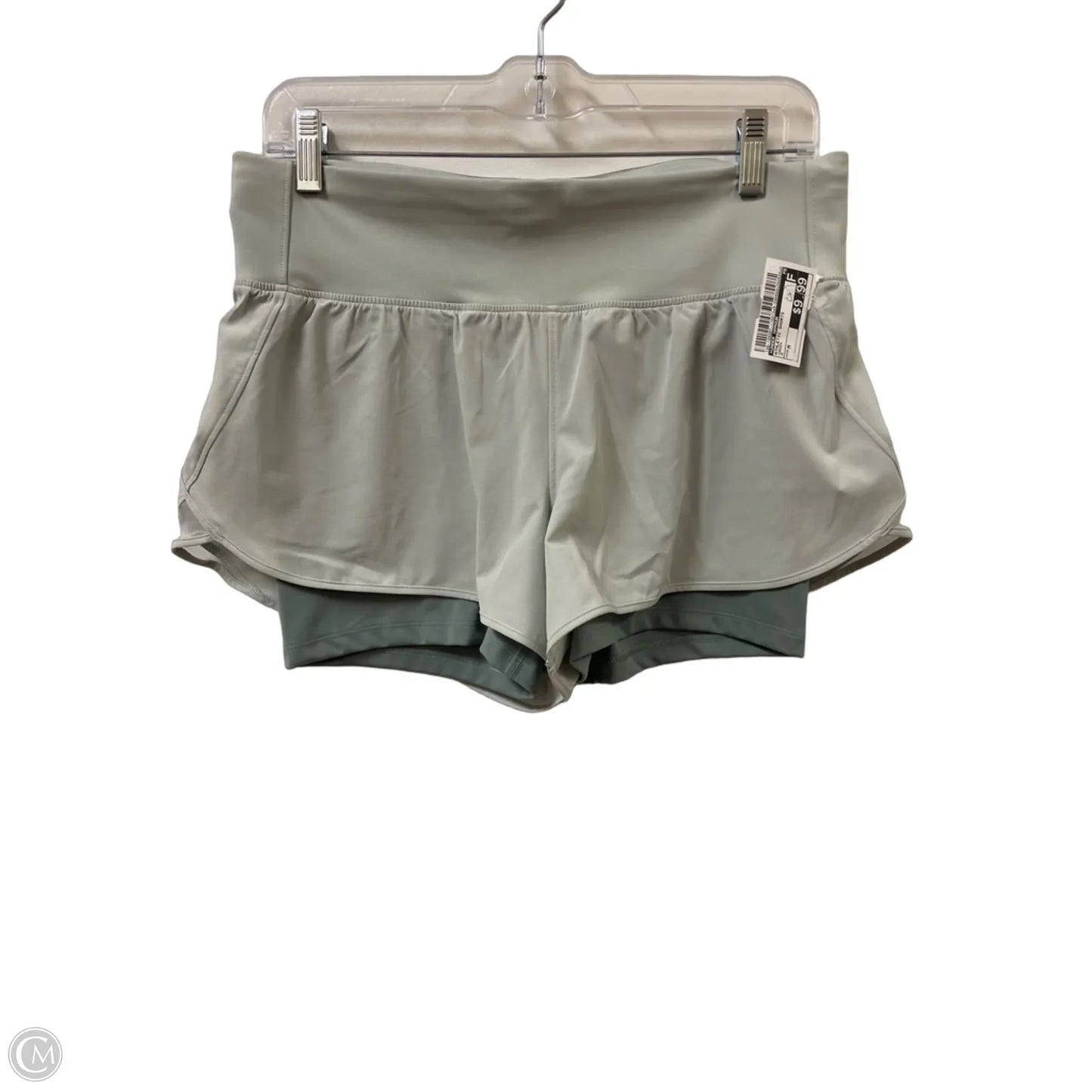 Athletic Shorts By Under Armour In Green, Size: M