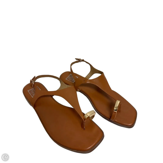 Sandals Flats By Dolce Vita In Brown, Size: 9.5