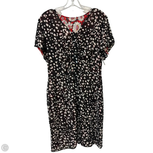 Dress Casual Short By Cabi In Black & Red, Size: L