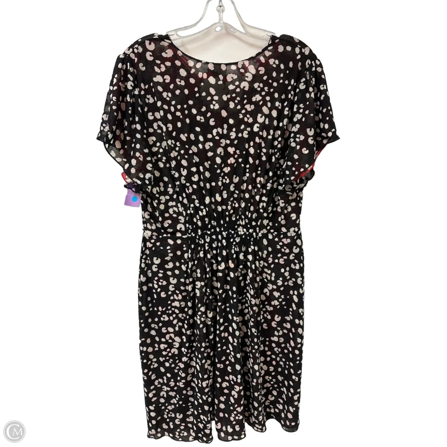 Dress Casual Short By Cabi In Black & Red, Size: L