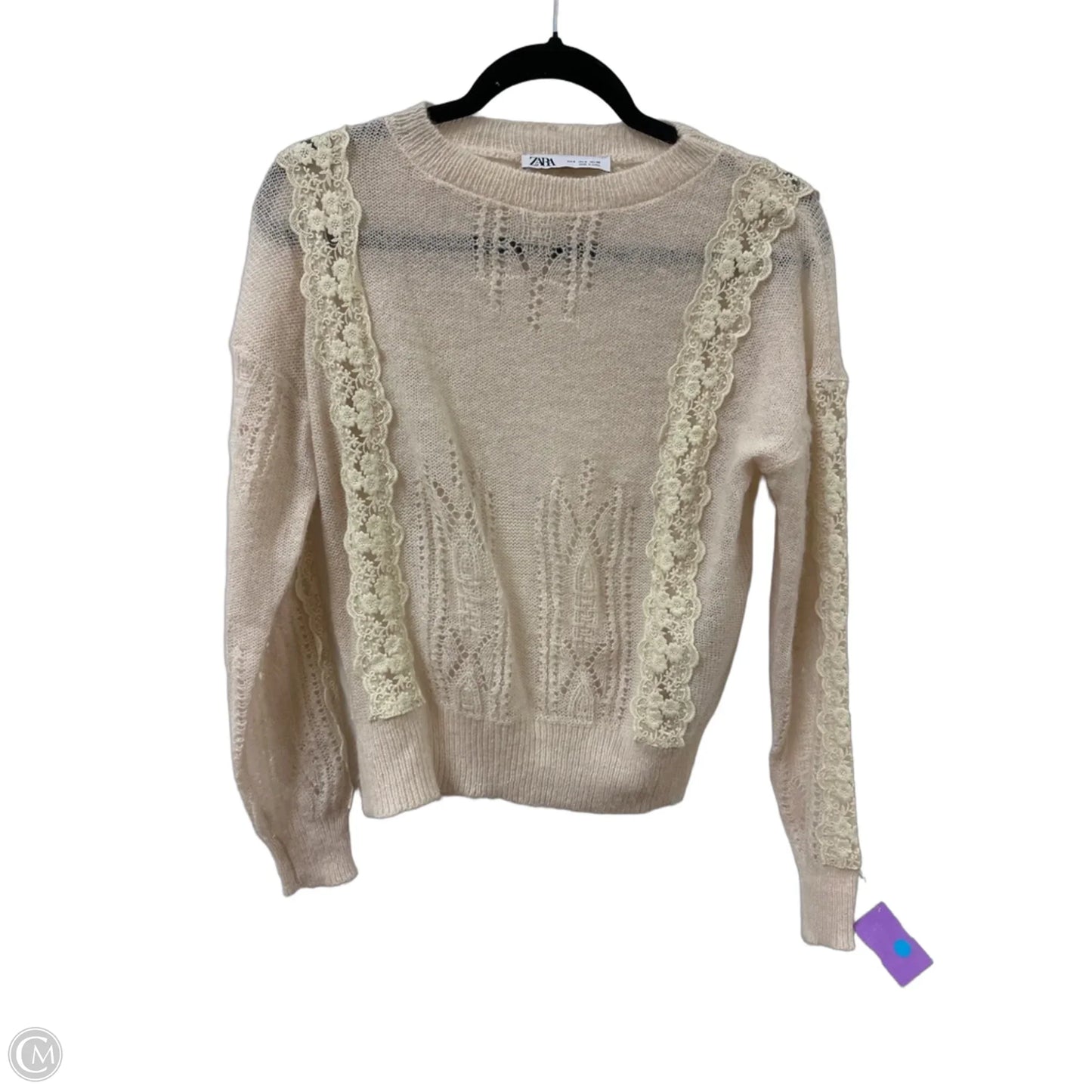 Sweater By Zara In Cream, Size: S