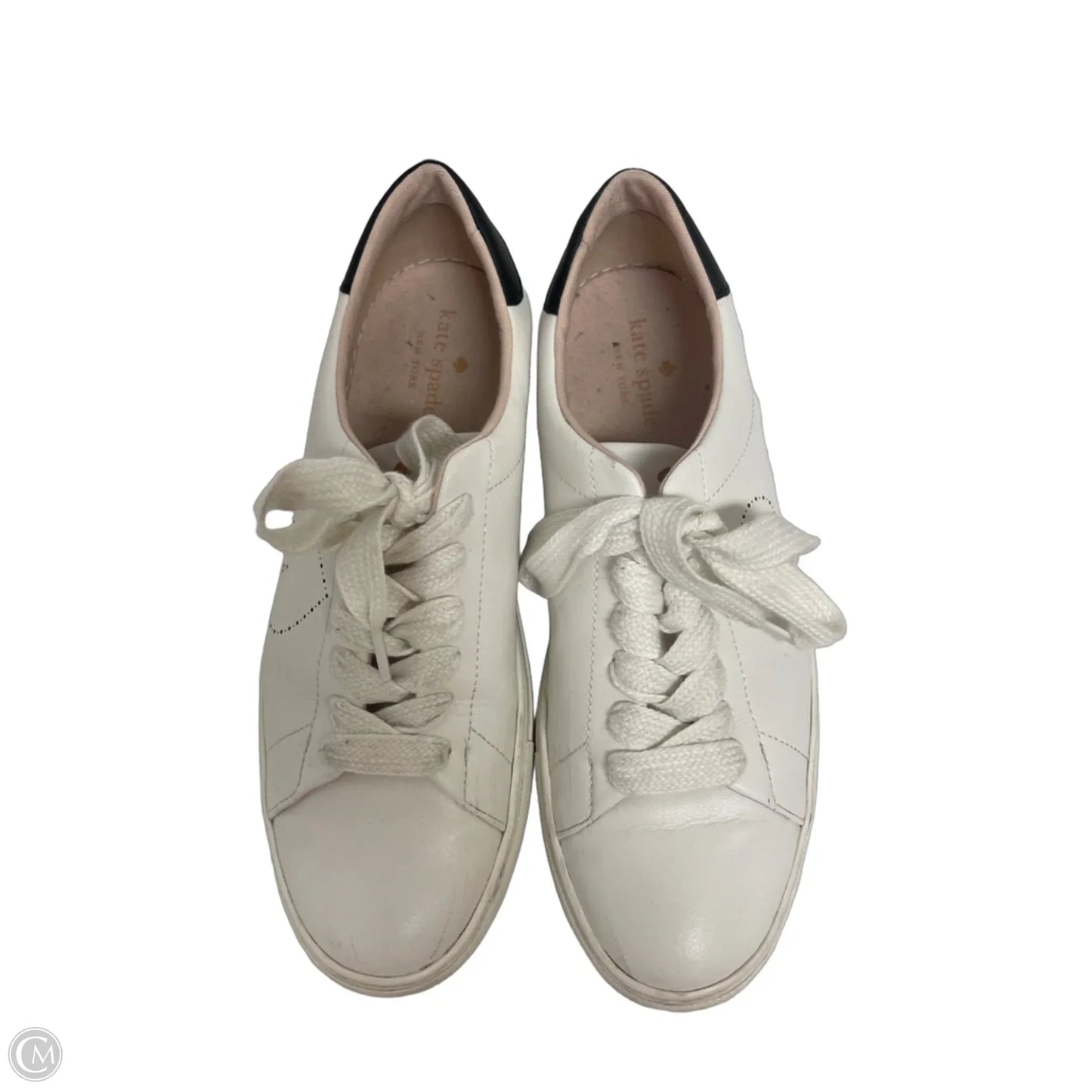Shoes Designer By Kate Spade In Black & White, Size: 9.5