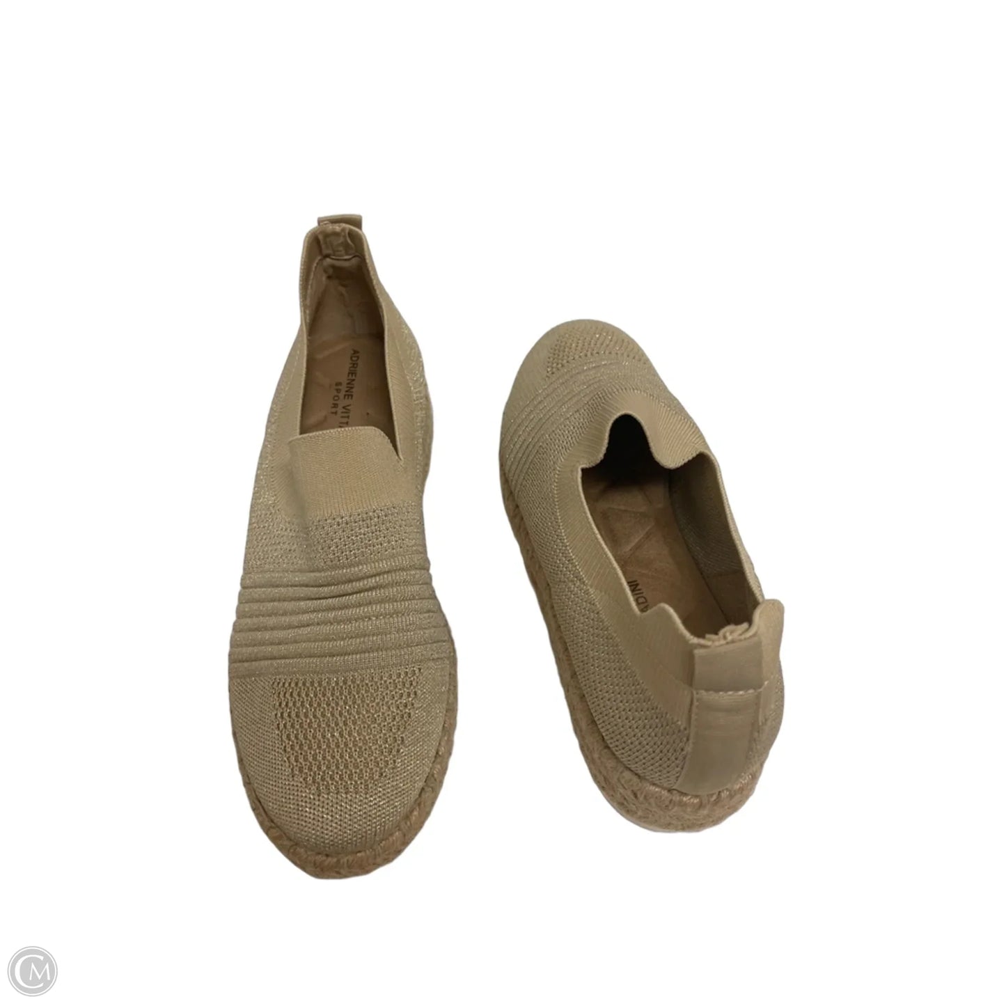 Shoes Flats By Adrienne Vittadini In Gold, Size: 8