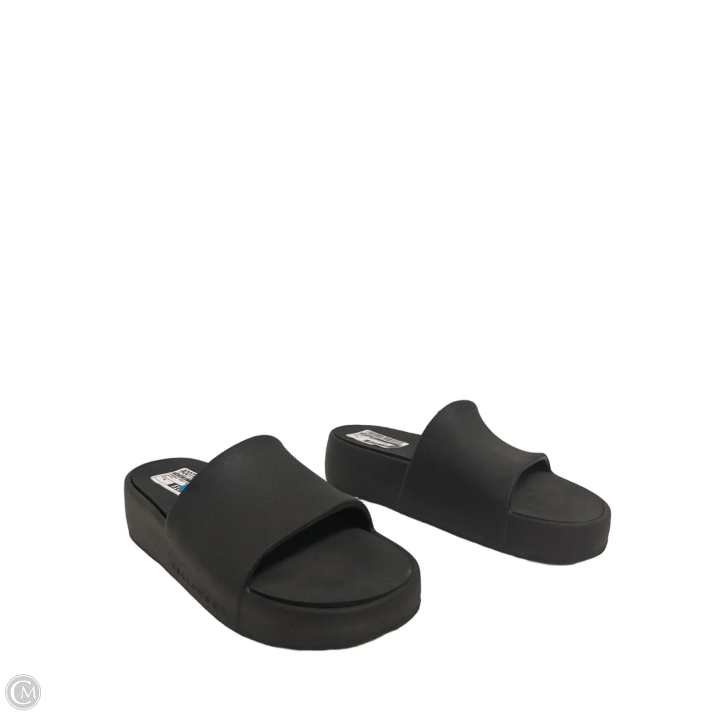 Sandals Heels Platform By Yellow Box In Black, Size: 8