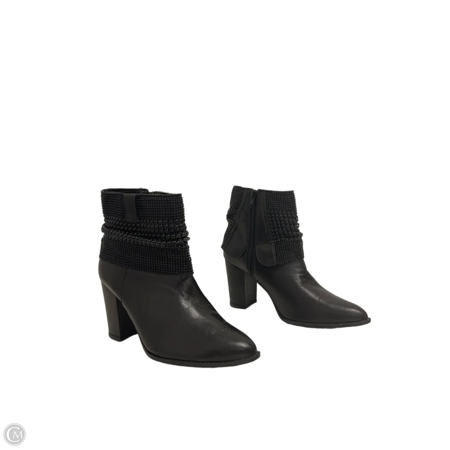 Boots Ankle Heels By Carlos By Carlos Santana In Black, Size: 8.5