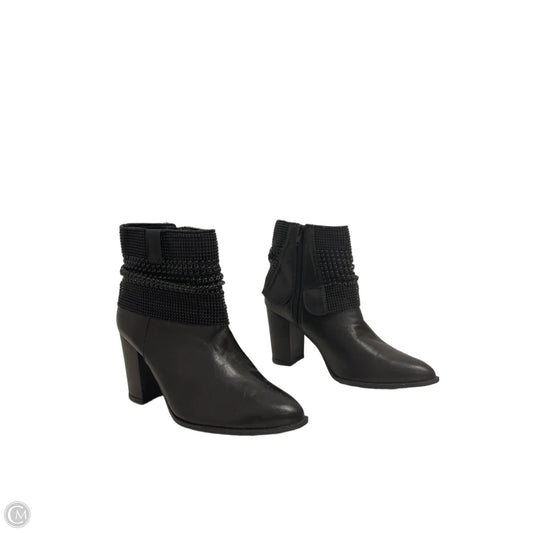 Boots Ankle Heels By Carlos By Carlos Santana In Black, Size: 8.5
