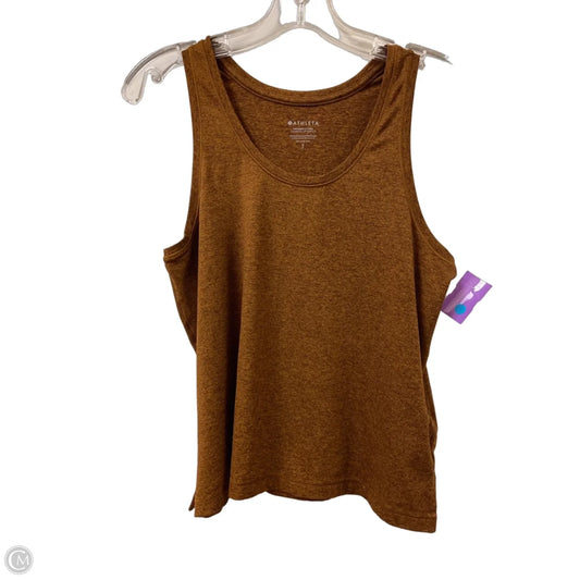 Athletic Tank Top By Athleta In Brown, Size: S