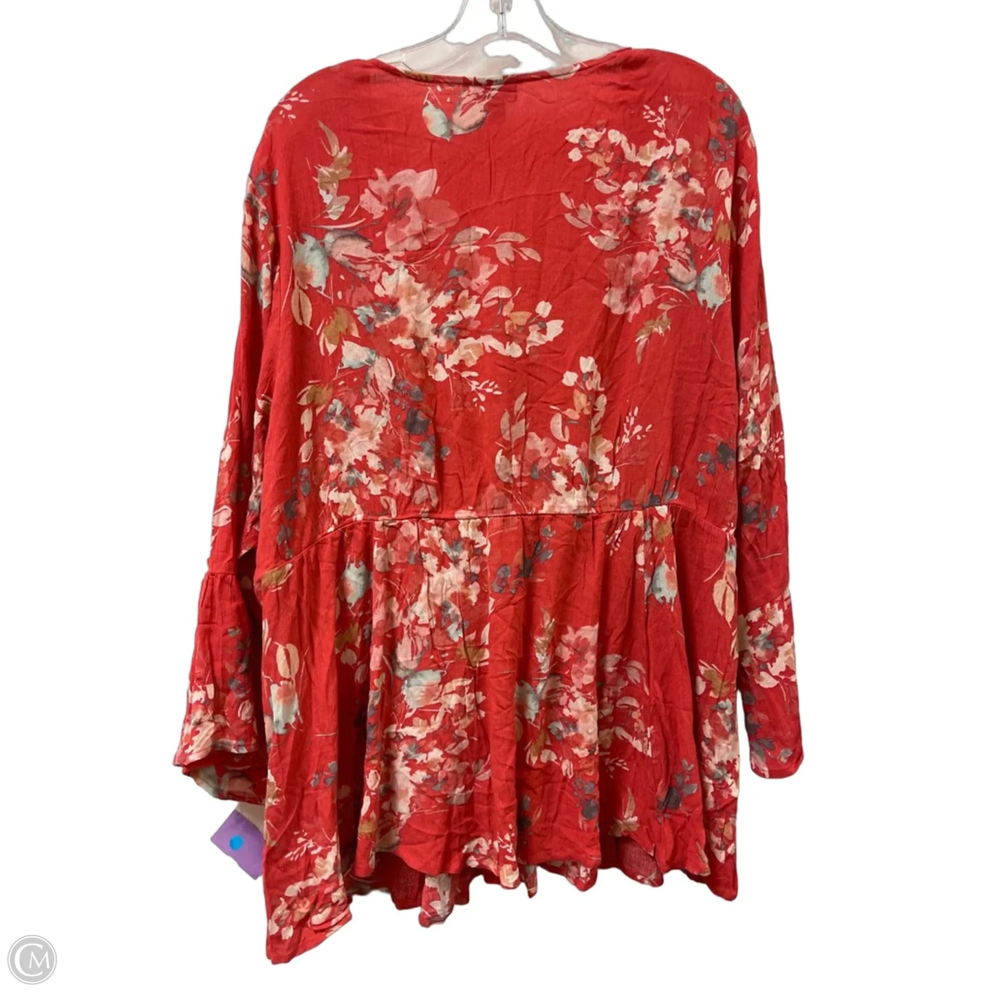 Top Long Sleeve By Torrid In Red, Size: 3x