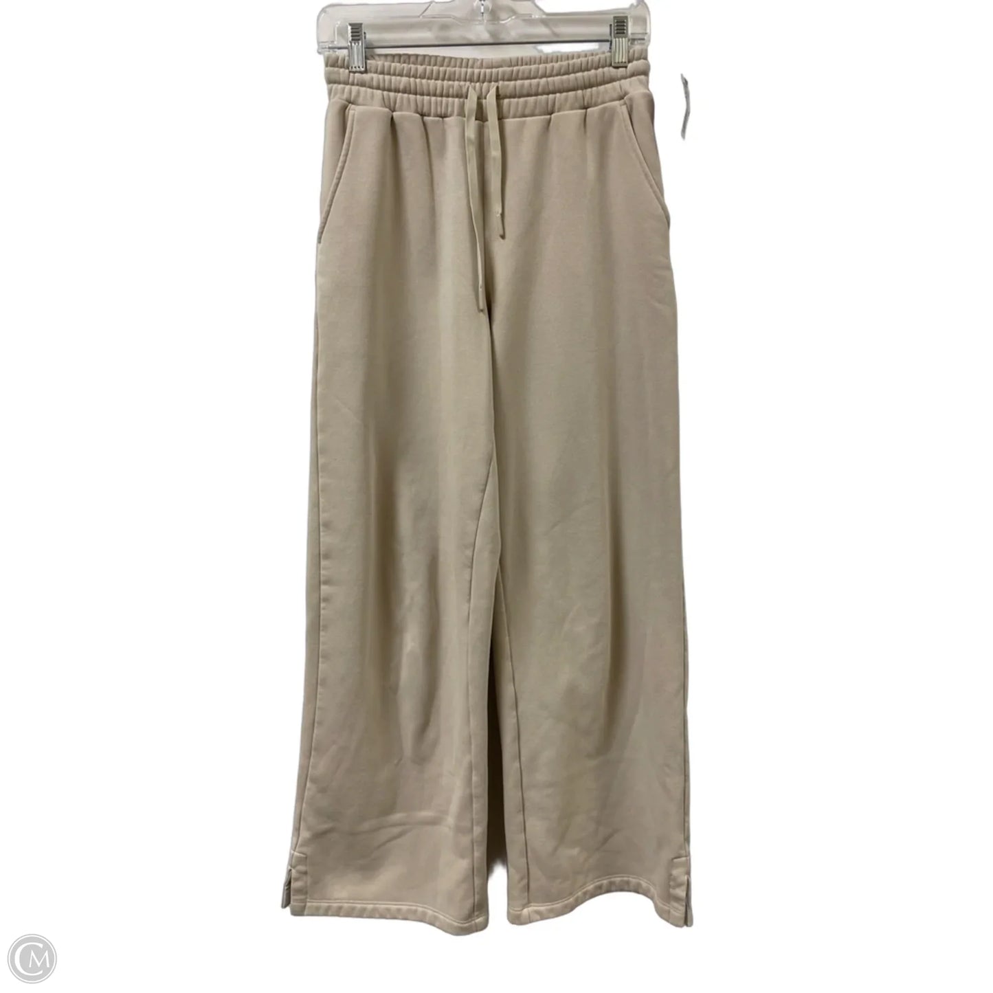 Pants Lounge By Clothes Mentor In Cream, Size: S
