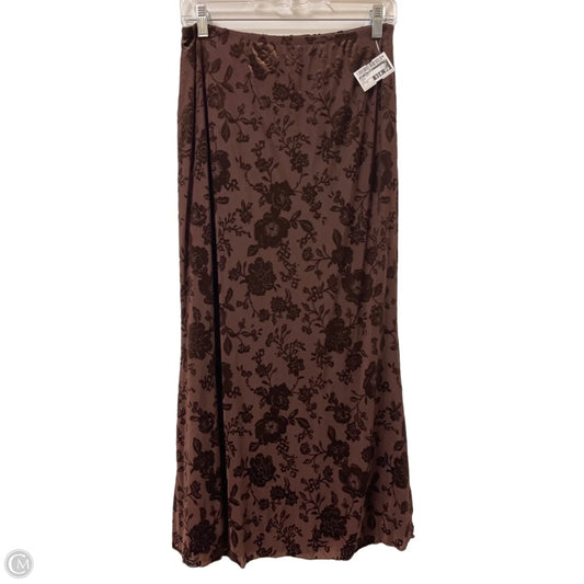Skirt Maxi By See You Monday In Brown, Size: 12