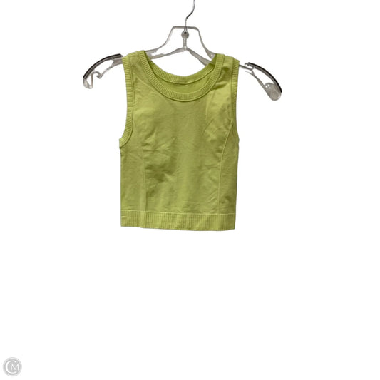 Athletic Tank Top By Old Navy In Yellow, Size: Xs