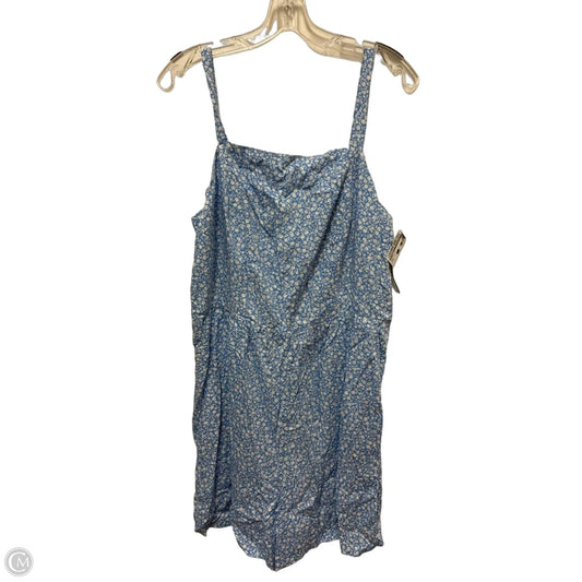 Romper By Old Navy In Blue & White, Size: L