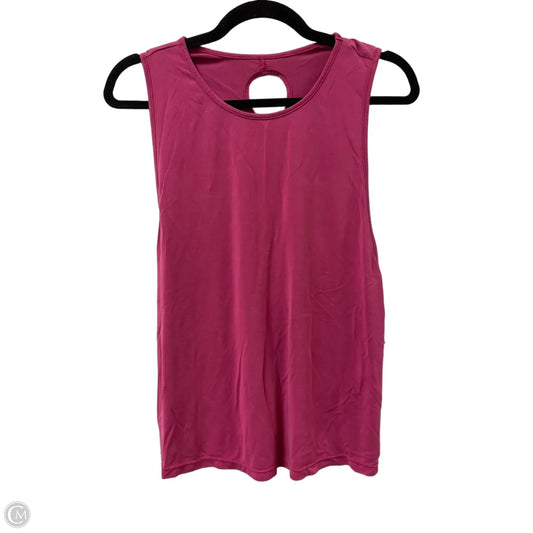 Athletic Tank Top By Buffbunny In Pink, Size: S