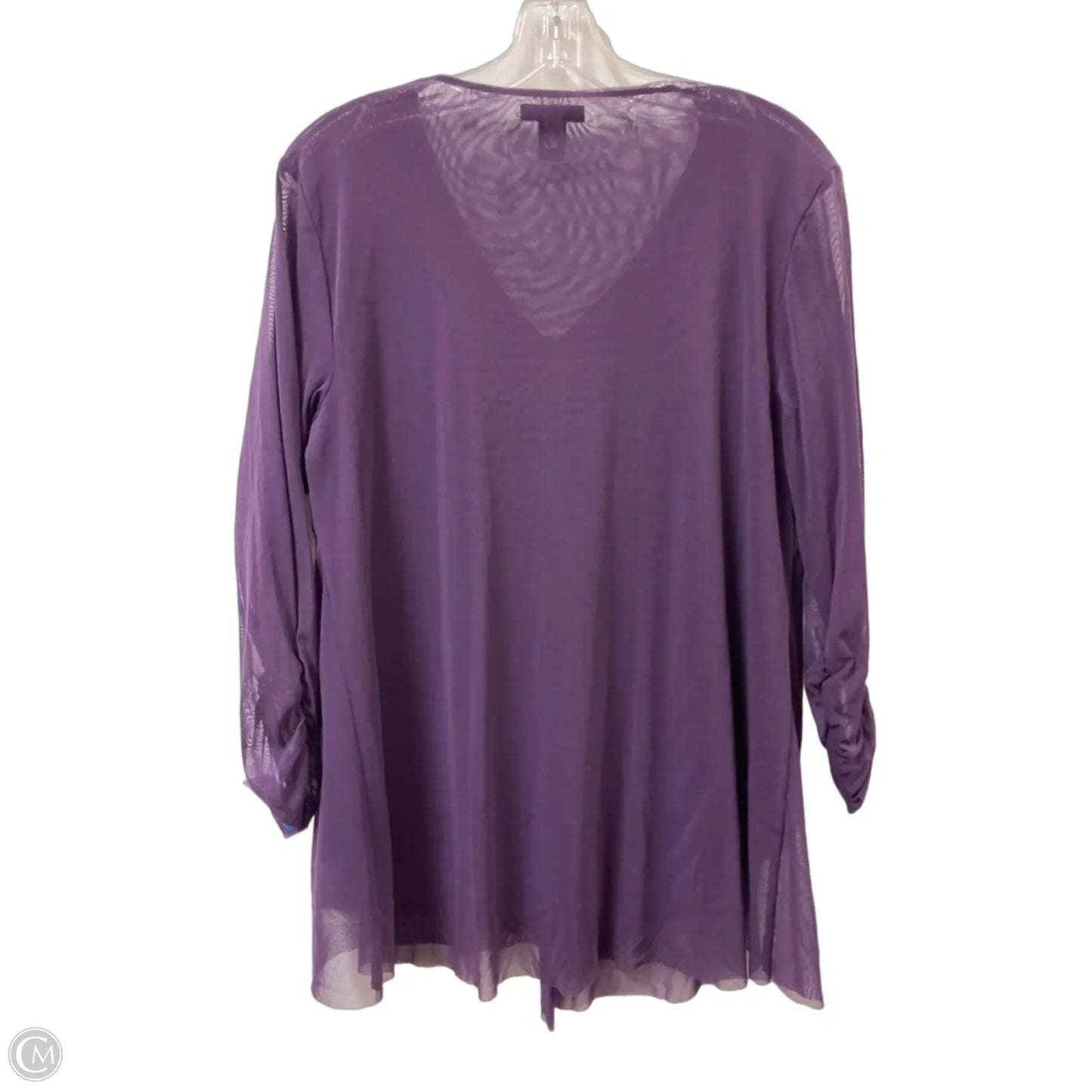 Top Long Sleeve By Alfani In Purple, Size: L