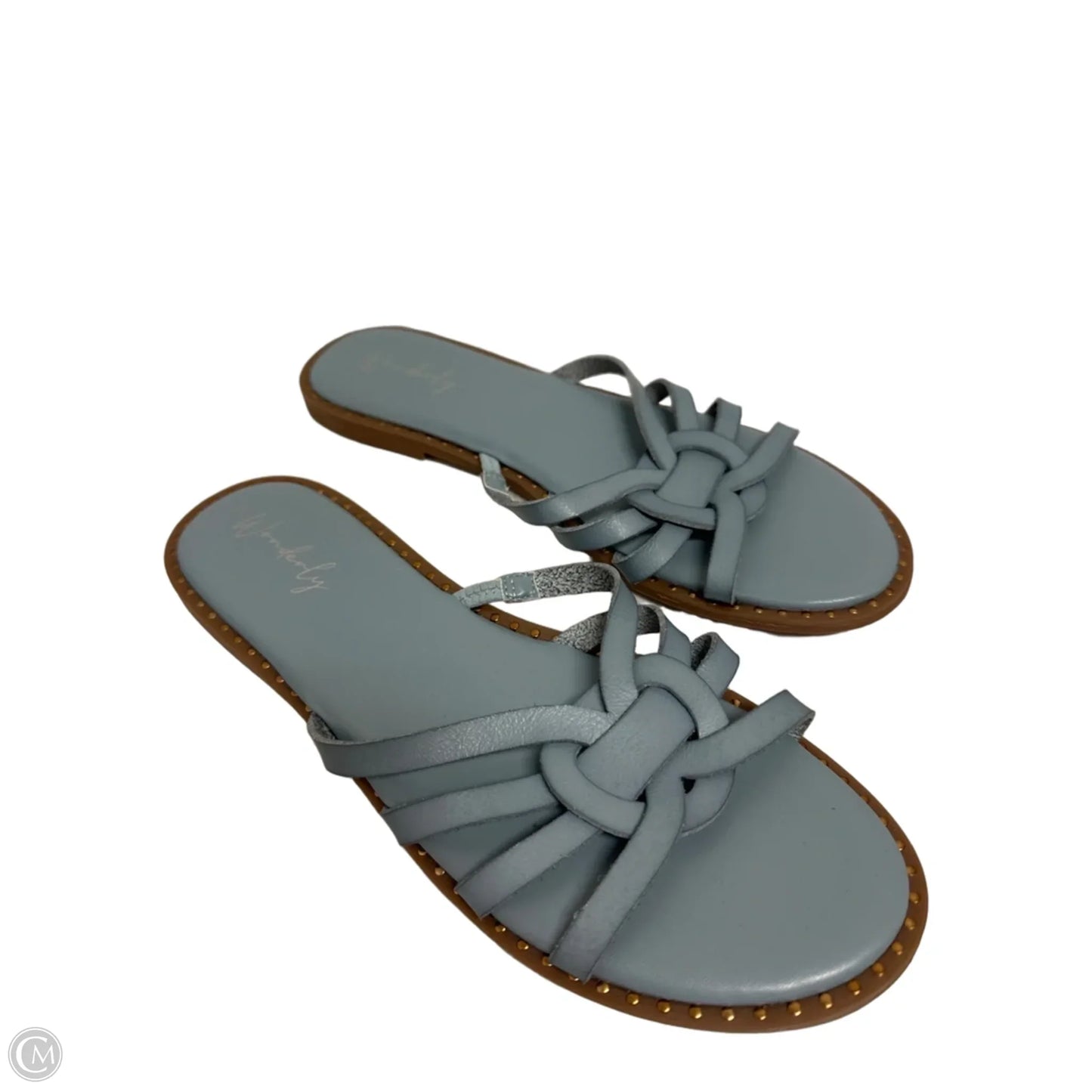 Sandals Flats By Wonderly In Blue, Size: 11