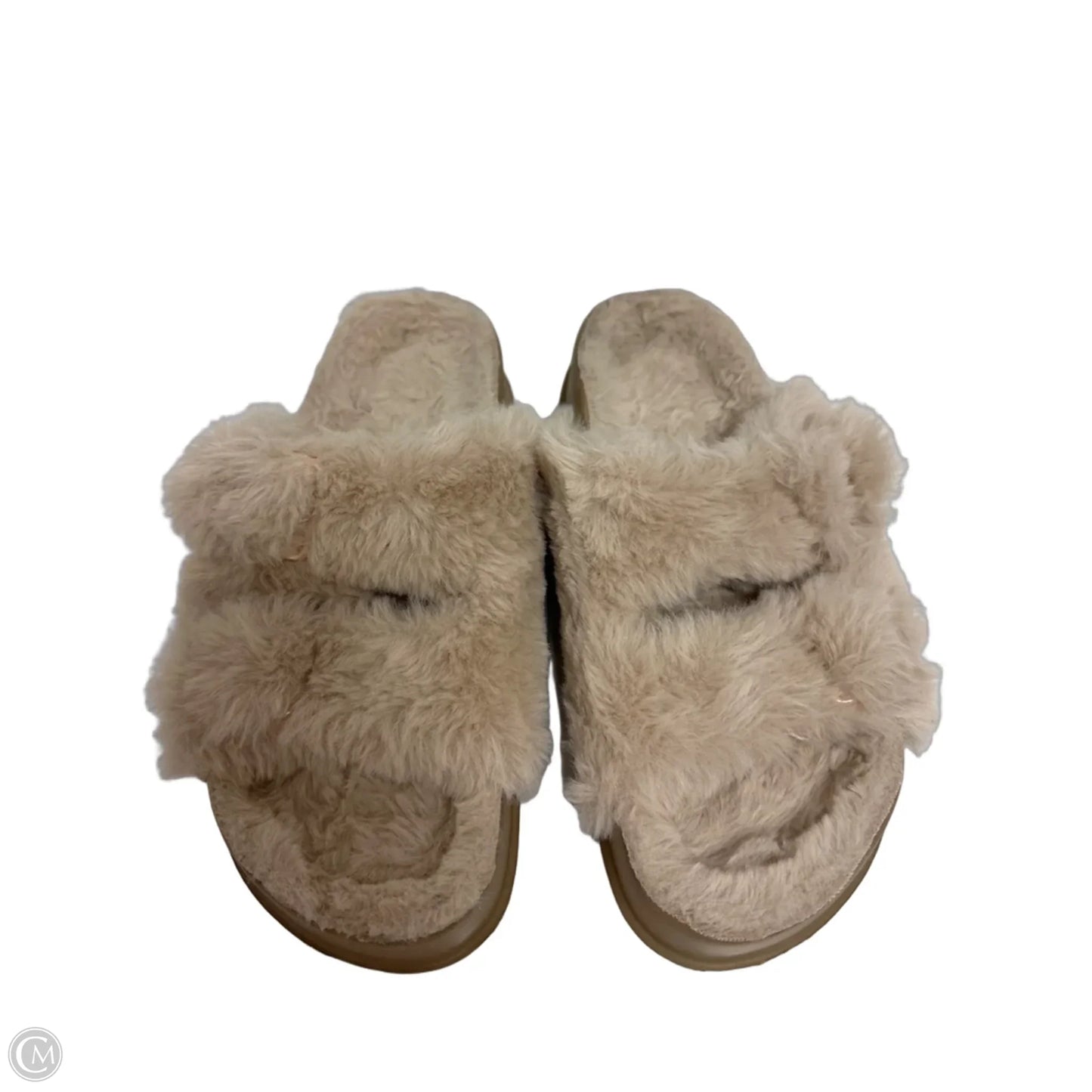 Sandals Flats By Clothes Mentor In Cream, Size: 7