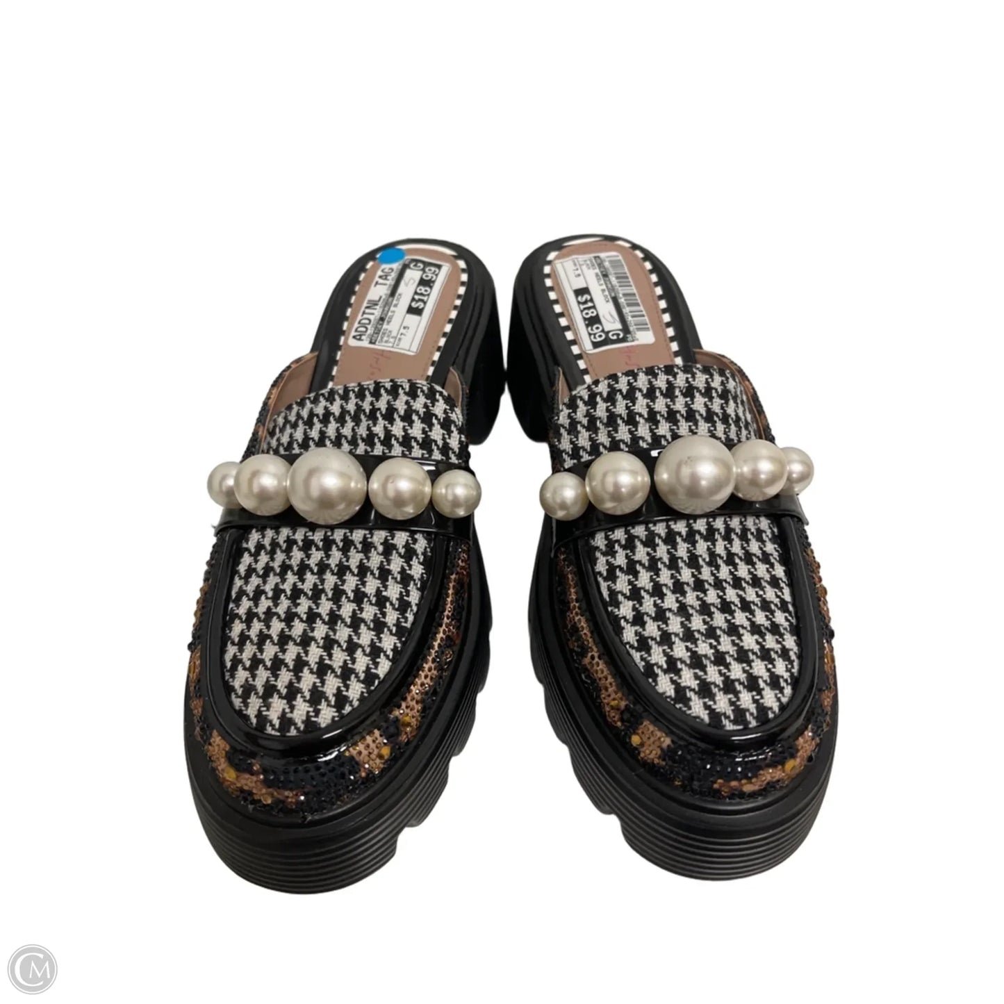 Shoes Heels Block By Betsey Johnson In Black, Size: 7.5