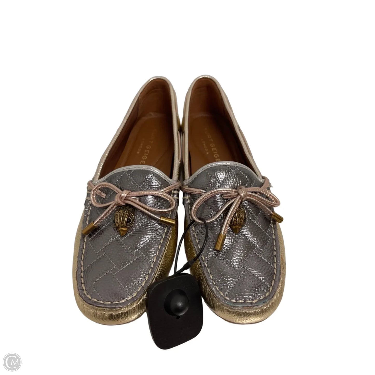 Shoes Designer By Kurt Geiger In Gold, Size: 8.5