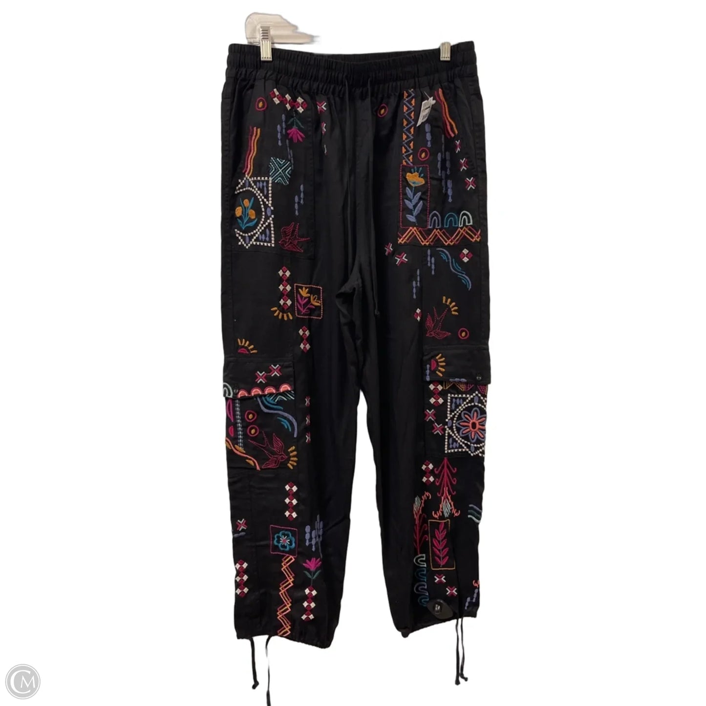 Pants Designer By Johnny Was In Black, Size: 8
