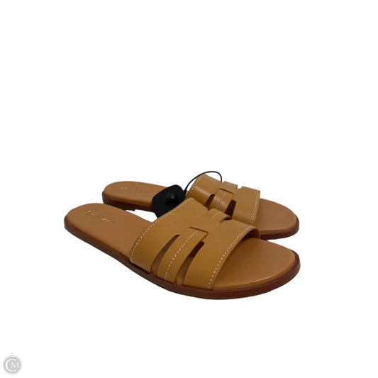 Sandals Flats By Cole-haan In Cream, Size: 11