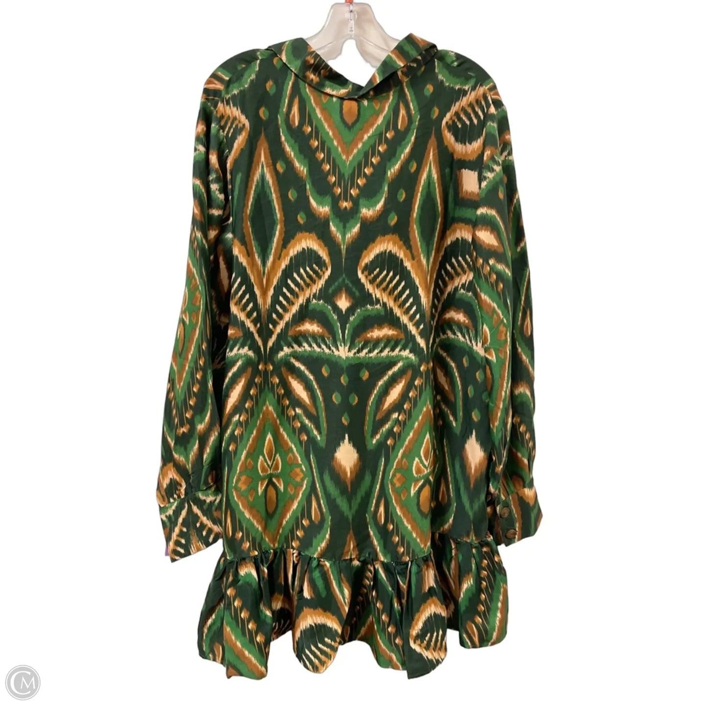 Dress Casual Short By Farm Rio In Tropical Print, Size: L