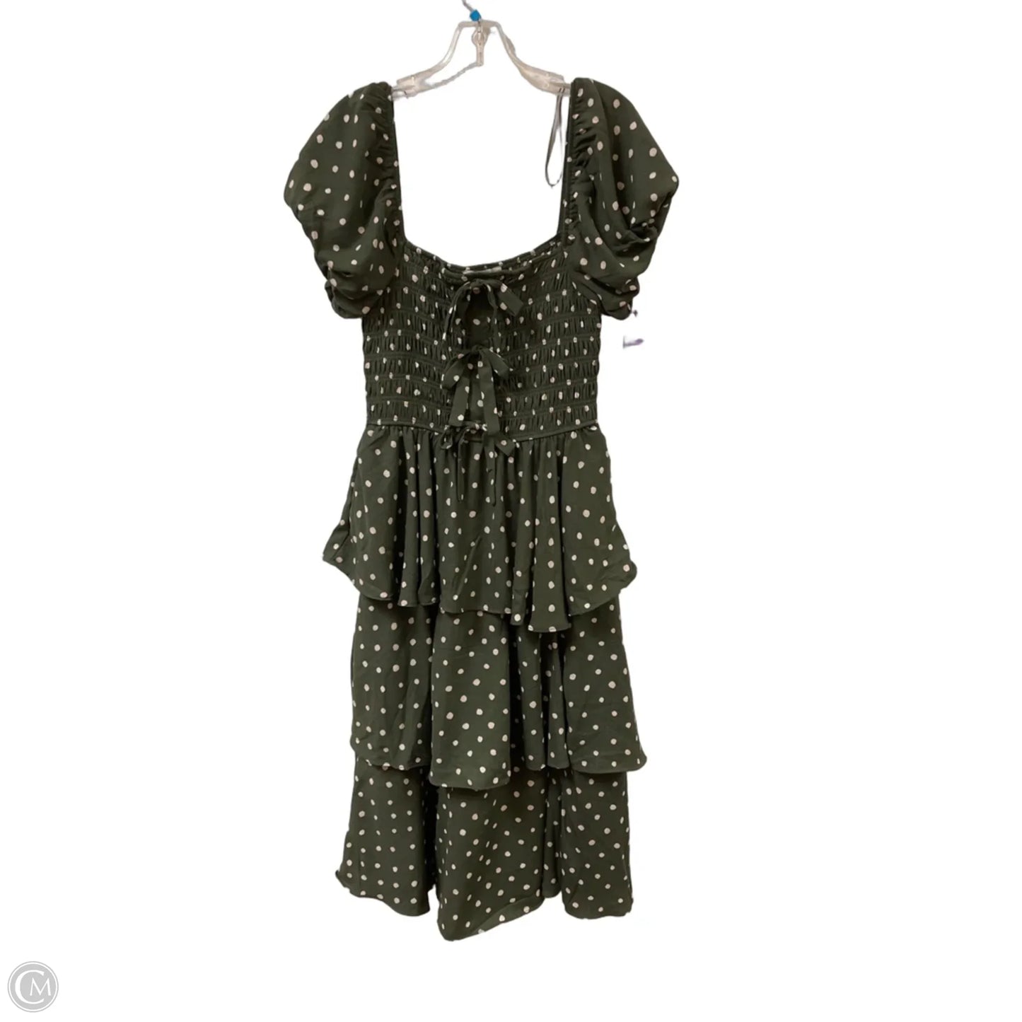 Dress Casual Midi By Francesca’s In Green, Size: L