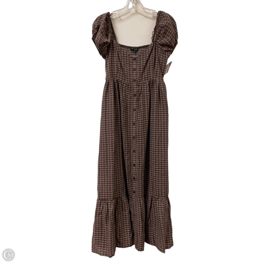 Dress Casual Midi By Blu Pepper In Brown, Size: S
