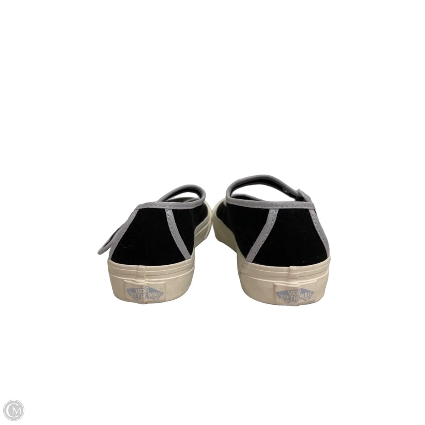 Shoes Flats By Vans In Black, Size: 7