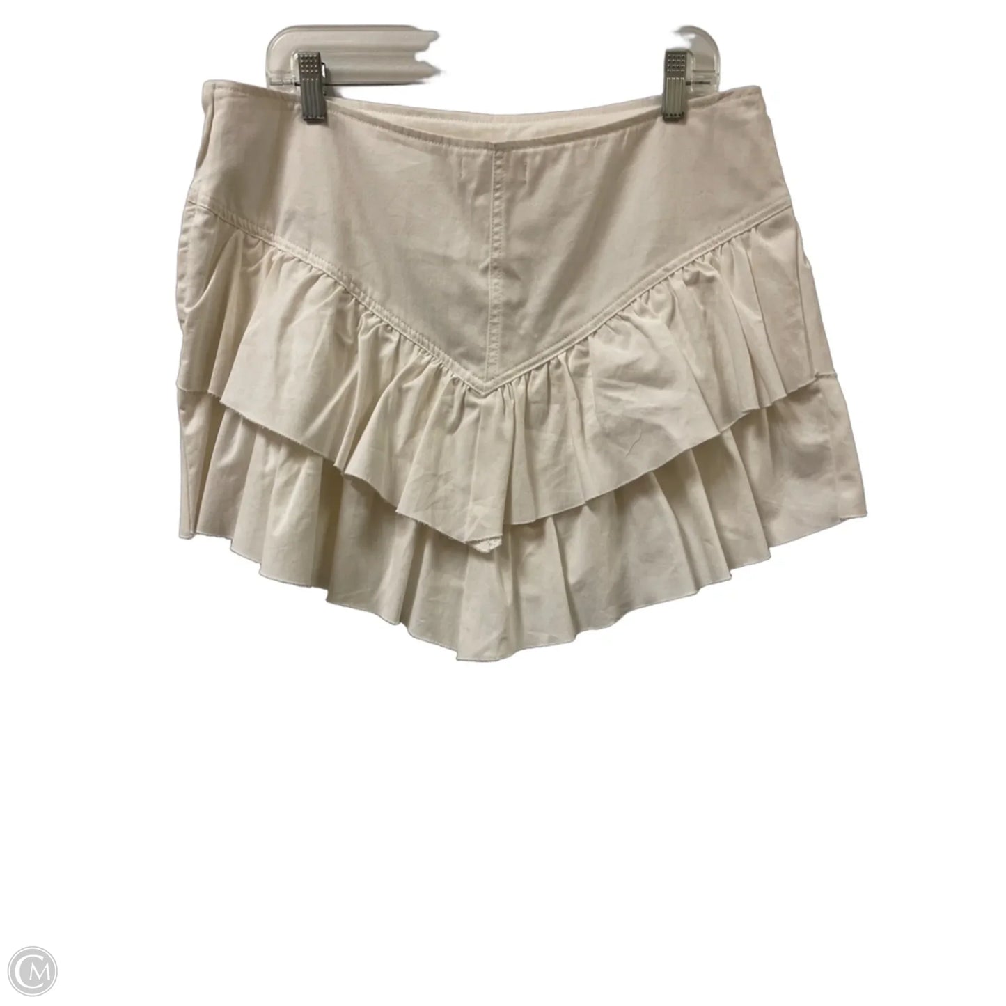 Skirt Mini & Short By Clothes Mentor In White, Size: 12