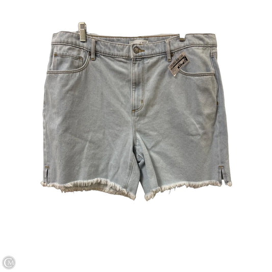 Shorts By Loft In Blue Denim, Size: 14