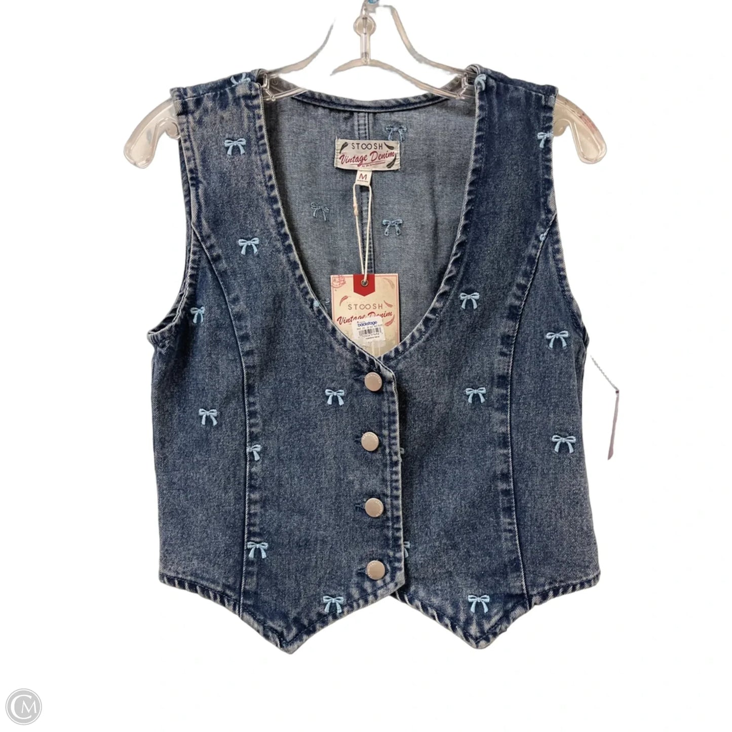 Vest Other By Stoosh In Blue Denim, Size: M