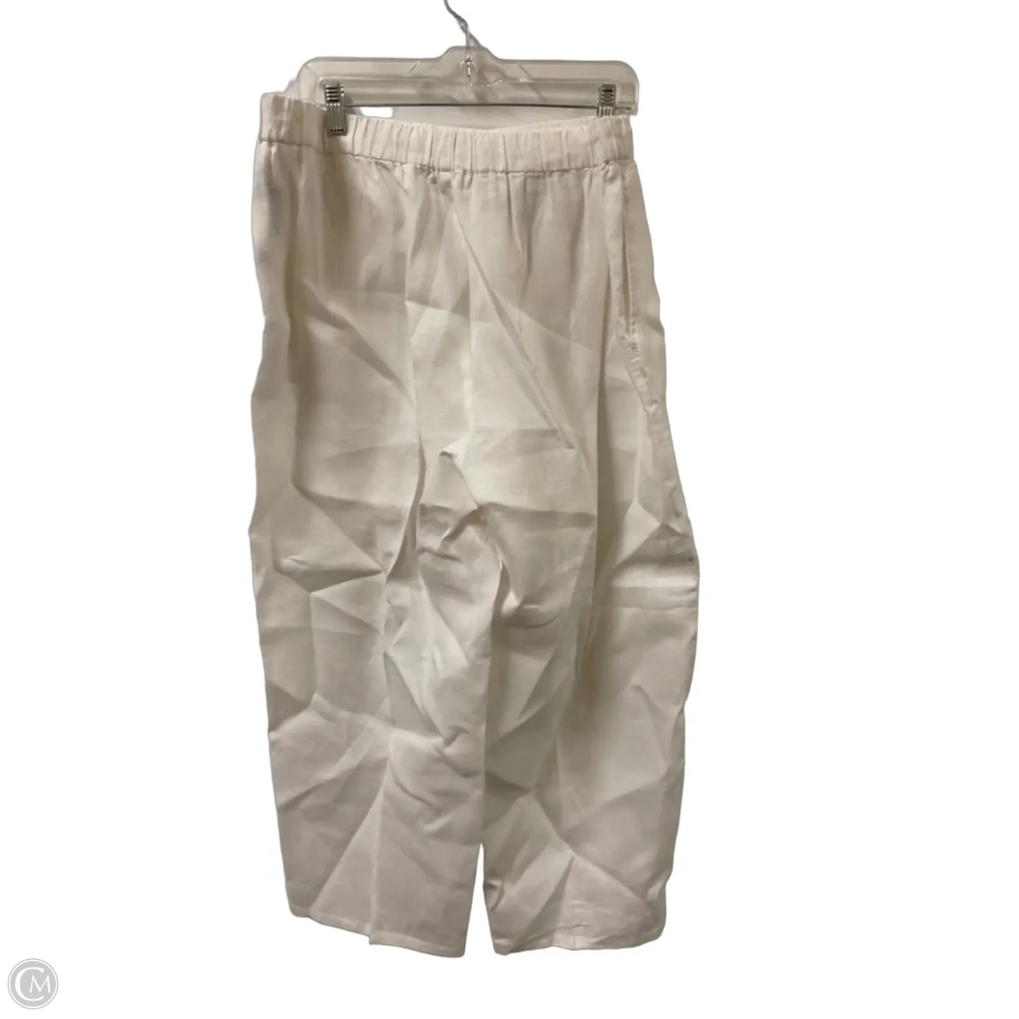 Pants Linen By Eileen Fisher In White, Size: 16