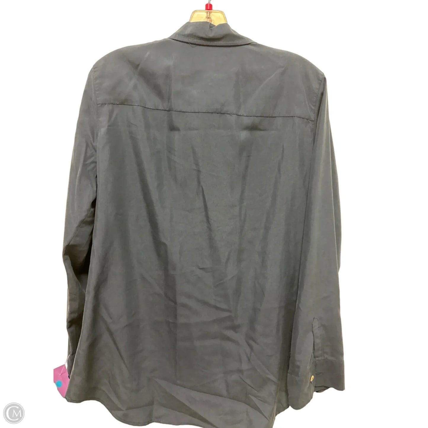 Blouse Long Sleeve By Chicos In Blue, Size: L