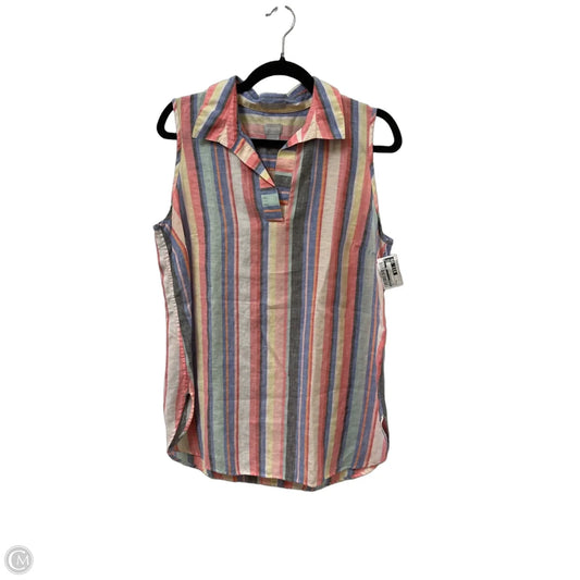 Top Sleeveless By Chicos In Multi-colored, Size: M