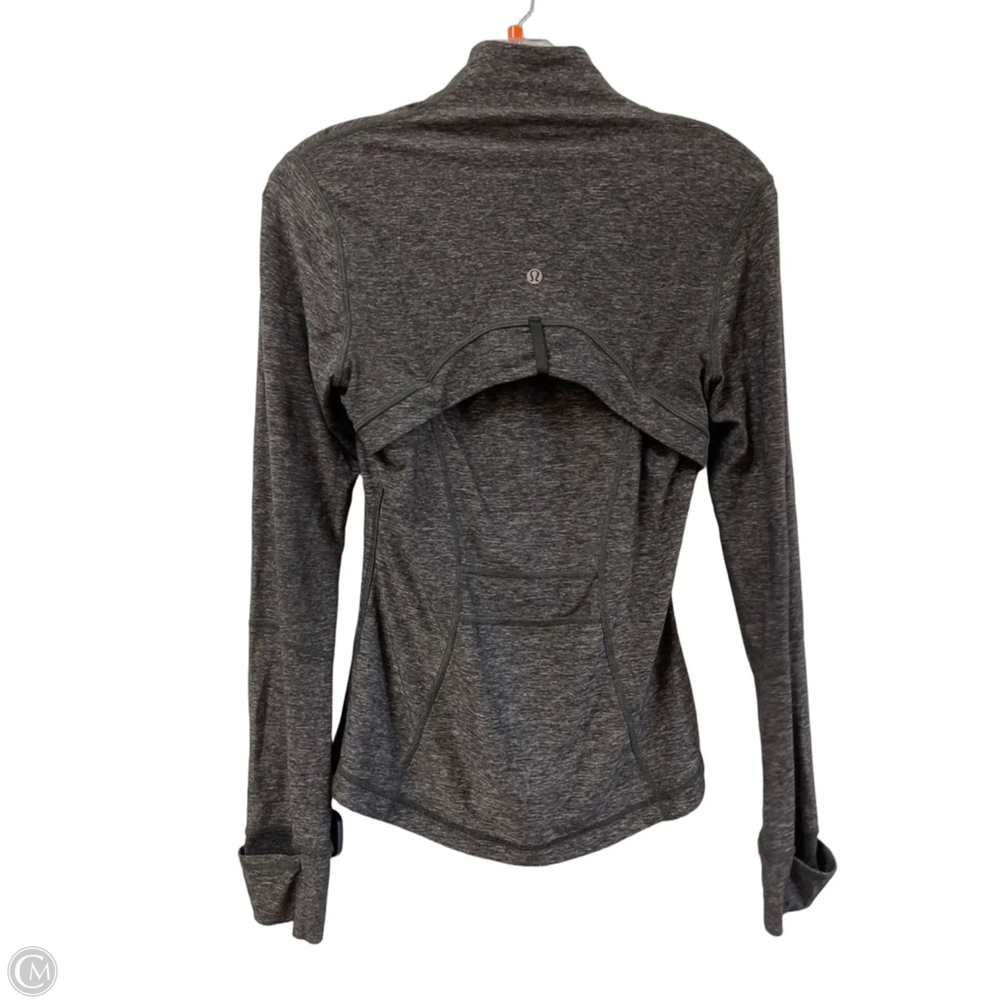 Athletic Jacket By Lululemon In Grey, Size: 4