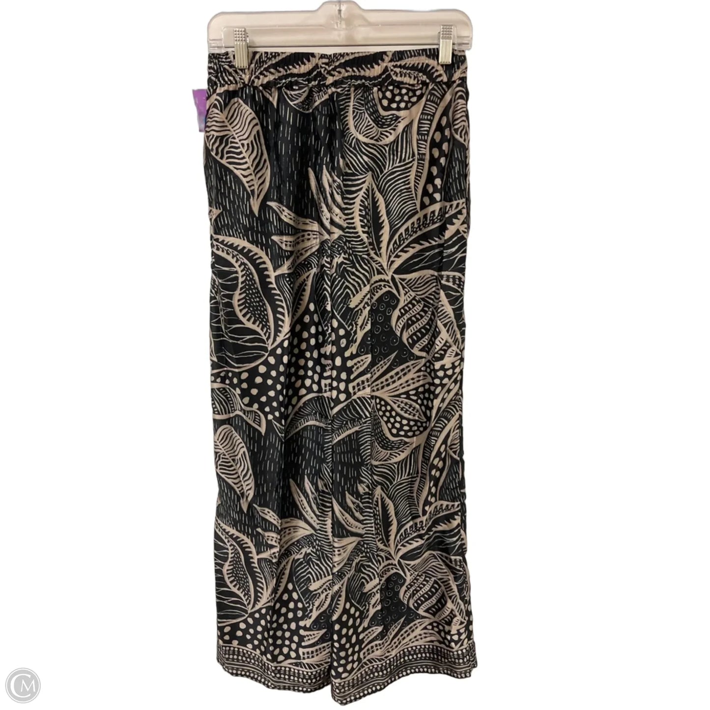 Pants Wide Leg By Elie Tahari In Black & Cream, Size: 4