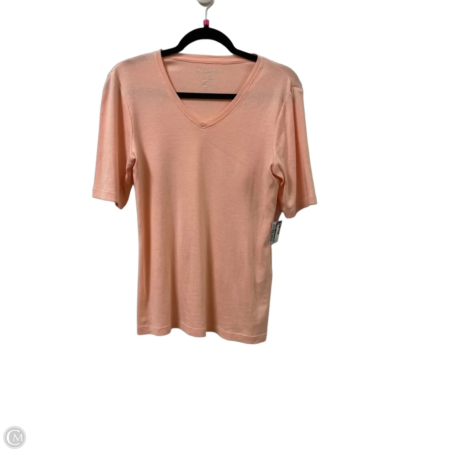 Top Short Sleeve By Chicos In Pink, Size: S