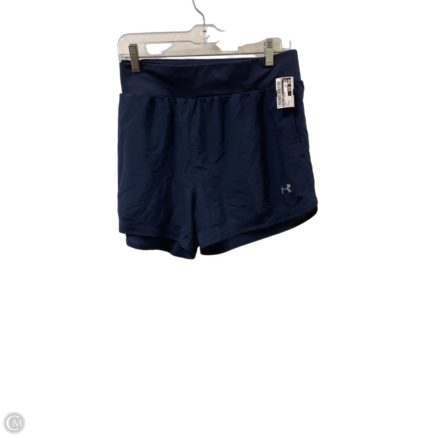 Athletic Shorts By Under Armour In Navy, Size: Xl