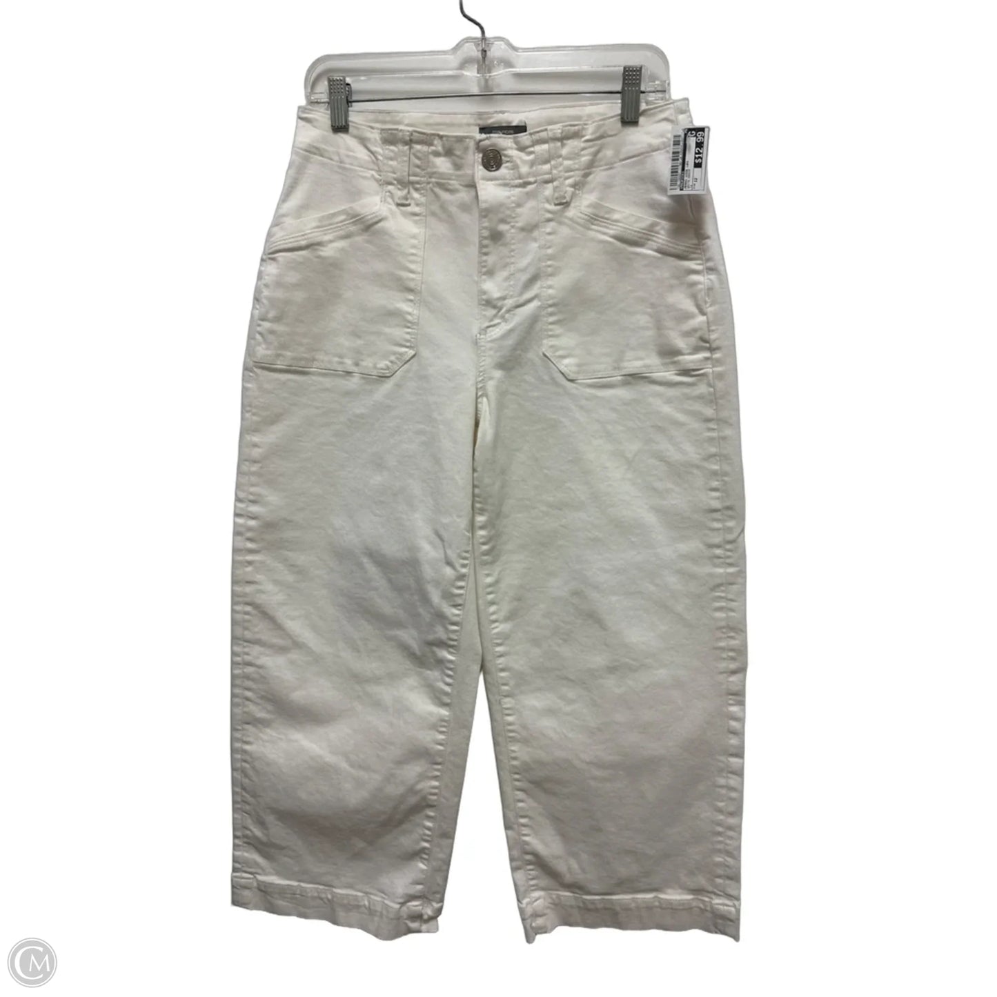 Jeans Wide Leg By Maurices In White Denim, Size: 12