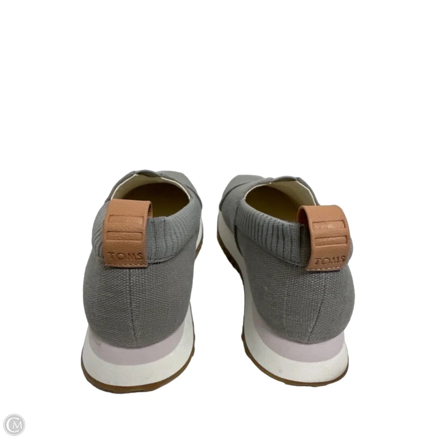 Shoes Flats By Toms In Grey, Size: 7.5