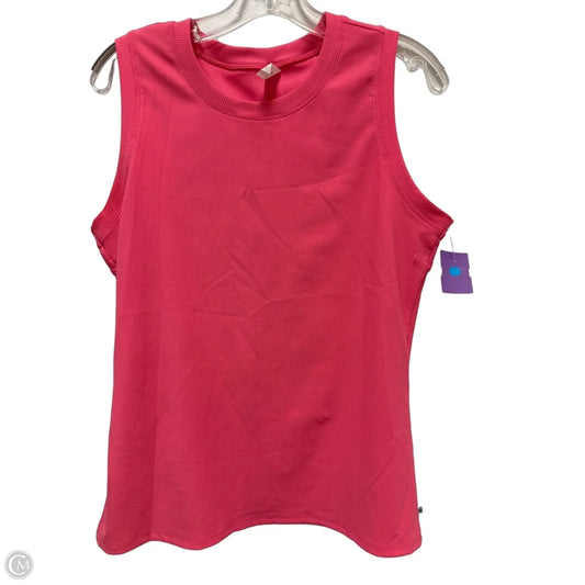 Athletic Tank Top By Marika In Pink, Size: Xl