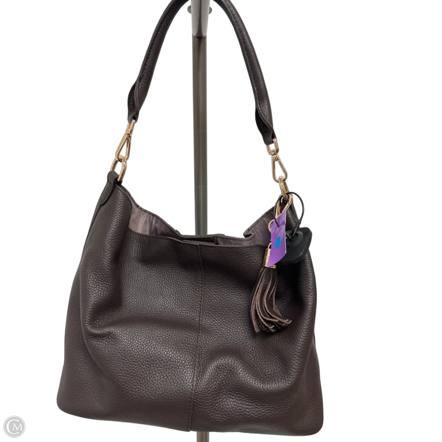 Handbag Leather By Clothes Mentor, Size: Medium